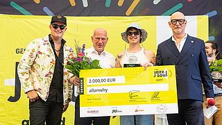 Preisverleihung an allanwhy