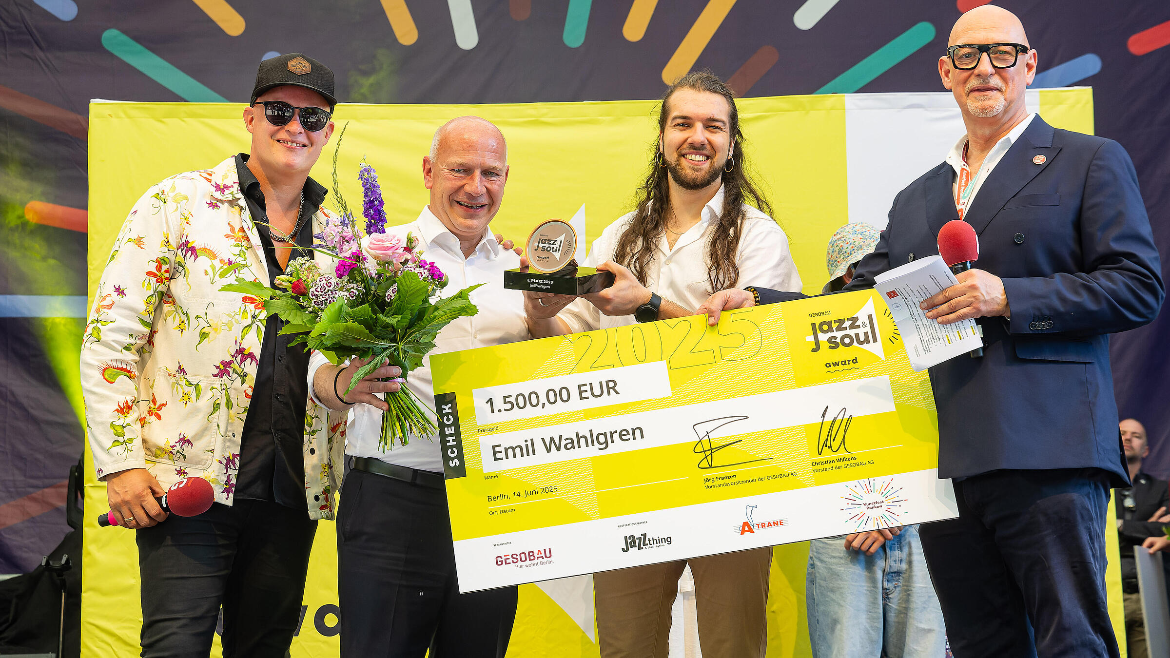 Preisverleihung an Emil Wahlgren