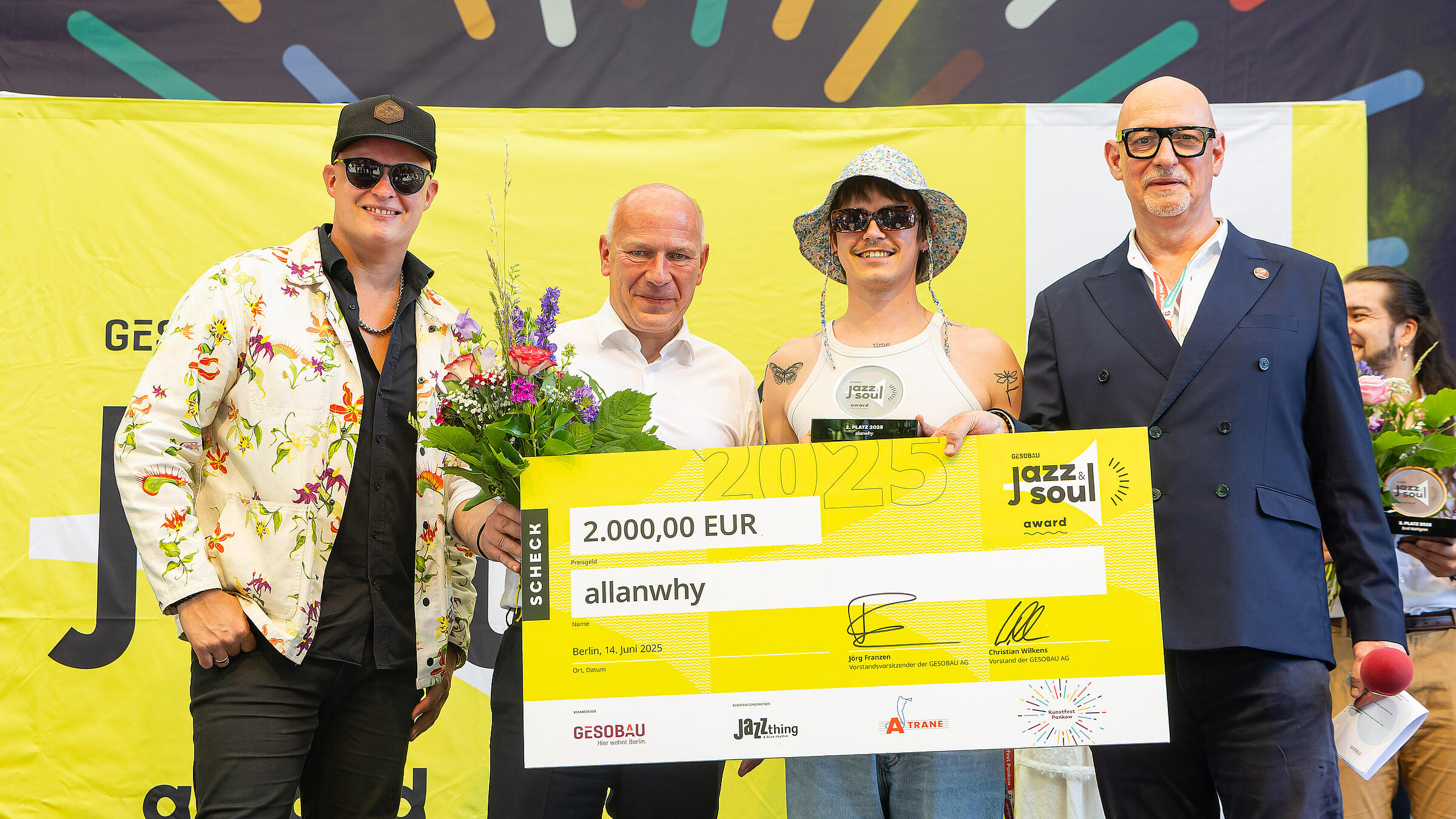 Preisverleihung an allanwhy